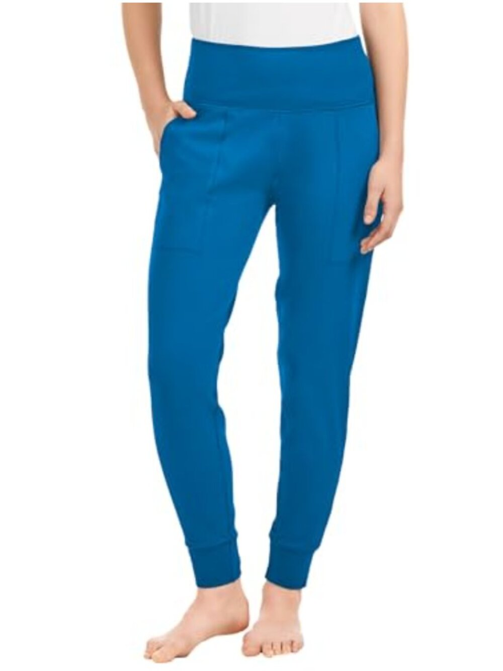 Women's High Waist Joggers with Pockets - Stretchy Athletic Track Pants